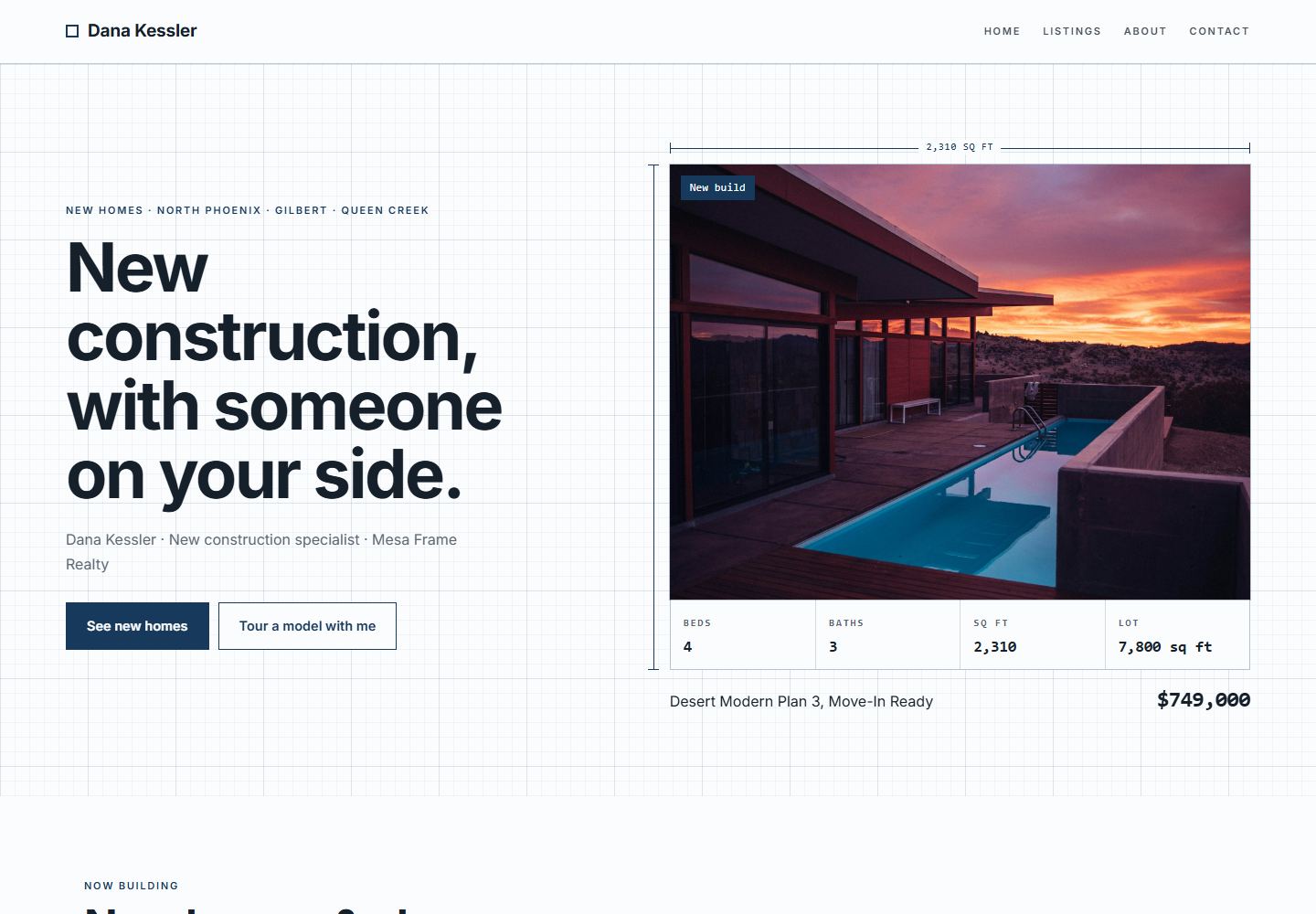 Blueprint template — homepage